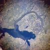 Lake Sakakawea on the Missouri River, North Dakota