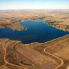 Bowman-Haley Dam and Lake in southwestern North Dakota