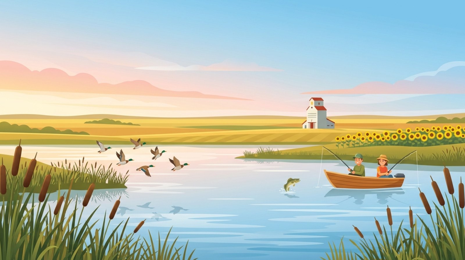 North Dakota lakes header